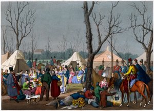 Een Frans feest, 18e eeuw door Unbekannt