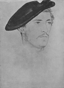 Een heer: Onbekend niet door Holbein, 16e eeuw, 1945