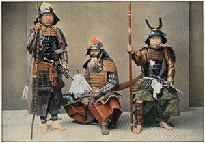 Een groep samurai door Unbekannt