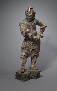 Een hemelse generaal, een van de Junishinsho, 1200s