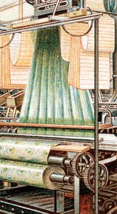 Een Jacquard Weefgetouw, 1915