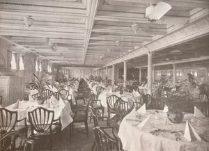 Een Royal Mail eetzaal, 1914