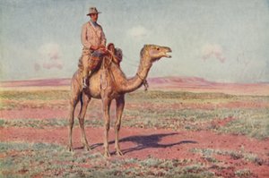 Een scène in Centraal-Australië, 1923 door Unbekannt