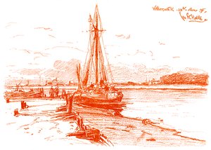 Een Schets in Walberswick, 1899