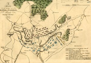 Een Schets van de Slag bij Waterloo