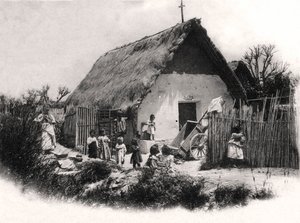 Een Zuid-Amerikaanse Hut, ca. 1900s door Unbekannt