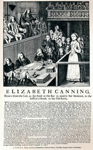 Een pamflet uit 1754 over de zaak van Elizabeth Canning, 1915 door Unbekannt