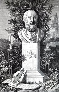 Een buste van Plato door Unbekannt