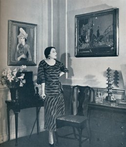 Een hoek in het huis van Lady Jowitt, 1934 door Unbekannt