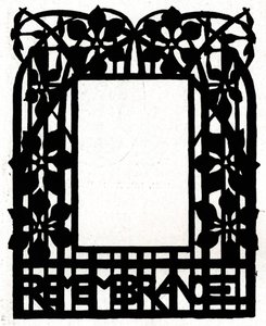Een ontwerp voor een schilderijlijst getiteld Margery Daw, 1898 door Unbekannt