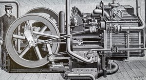 Een vriesmachine voor schepen die bederfelijke ladingen vervoeren