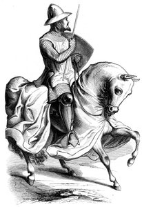 Een ridder van koning Lodewijk VI van Frankrijk, 14e eeuw 1849