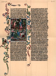Een pagina uit de Wenzel Bijbel, ca. 1400, 1903