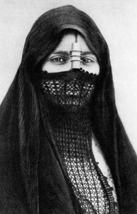 Een portret van een Egyptische vrouw, ca. 1920s door Unbekannt