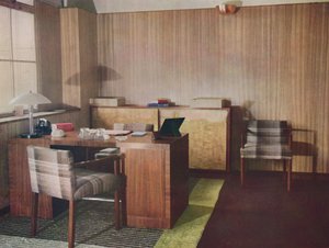 Een privé kantoor ontworpen en uitgevoerd door Gordon Russell Ltd., Broadway Worcs en Londen, 1935 door Unbekannt