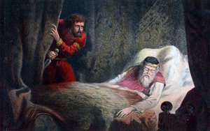 Een scène uit Macbeth, 17e eeuw
