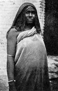Een slavin uit Abessinië Ethiopië, 1922 door Unbekannt
