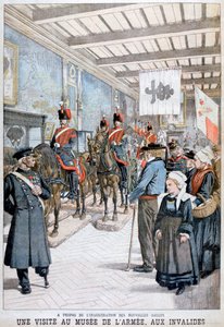Een bezoek aan het Legermuseum door de oorlogsveteranen door Unbekannt