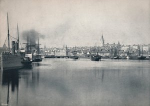 Aberdeen - Algemeen uitzicht vanaf de rivier, 1895