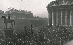 Toetreding van Koning George V door Unbekannt