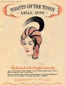Met vreugde begroet in haar tijd, Toasts of the Town - Leila 1830 door Unbekannt