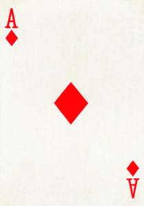 Schoppenaas uit een kaartspel van Goodall & Son Ltd., ca. 1940 door Unbekannt
