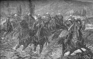 Actie in de Chardeh-vallei, 11 dec. 1879, poging om de kanonnen te redden, 1879, ca. 1880
