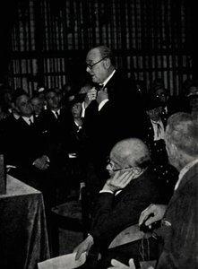 Toespreken van een Frans publiek, 24 september 1936