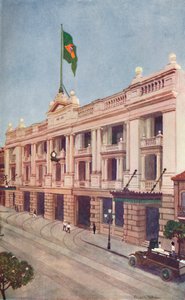 Administratiekantoor van de Rio Tramway, Light and Power Company, 1914 door Unbekannt