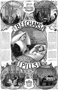 Advertentie voor Beechams Pills, 1887 door Unbekannt