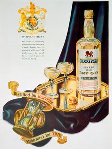 Advertentie voor Booths gin
