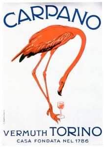 Advertentie voor Carpano Vermouth door Unbekannt