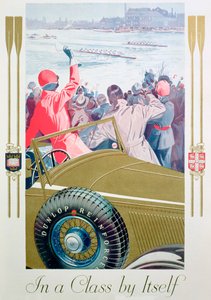 Advertentie voor Dunlop banden, 1932 door Unbekannt