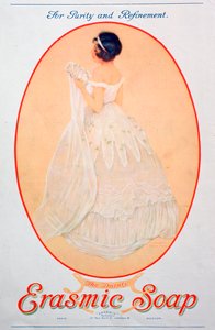 Advertentie voor Erasmic zeep, 1920 door Unbekannt