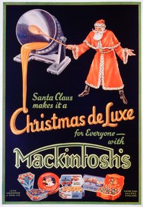 Advertentie voor Mackintoshs toffees door Unbekannt