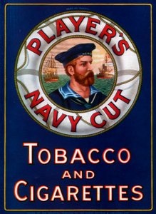 Advertentie voor Players Navy Cut Tabak en Sigaretten, 1923 door Unbekannt