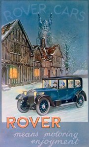 Advertentie voor Rover Cars, 1927