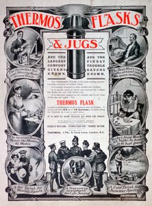 Advertentie voor Thermosflessen en -kannen, 1910 door Unbekannt