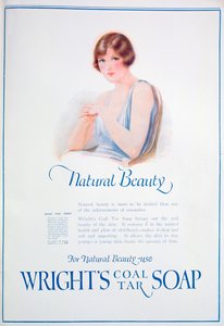 Advertentie voor Wrights Coal Tar Soap, 1925