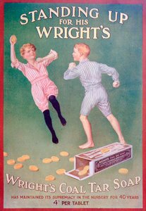 Advertentie voor Wrights teerzeep, 1909 door Unbekannt