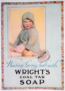 Advertentie voor Wrights teerzeep door Unbekannt