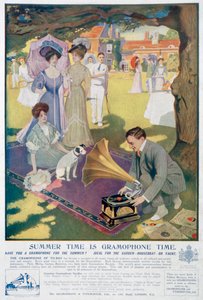 Advertentie voor de Gramophone and Typewriter Co