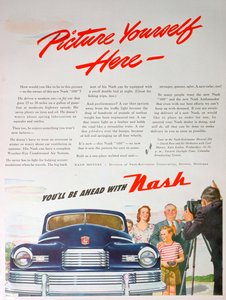 Advertentie voor de Nash 600 auto, 1946 door Unbekannt