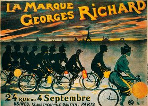 Advertentie voor Georges Richard fietsen, ca. 1900