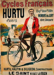 Advertentie voor Hurtu fietsen, ca. 1900