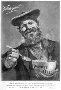 Advertentie voor Provost Oats, 1901 door Unbekannt