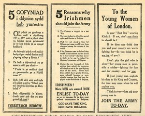 Advertenties die hielpen om Kitcheners Leger te werven, 1914-1918 door Unbekannt