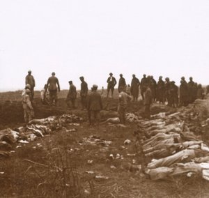 Na de aanval, Dompierre, Noord-Frankrijk, c1914-c1918