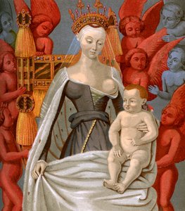 Agnès Sorel 1421-1450, minnares van Koning Karel VII van Frankrijk, ca. 1450, 1849