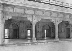 Agra. Een Kamer in de Jasmijn Toren, ca. 1910